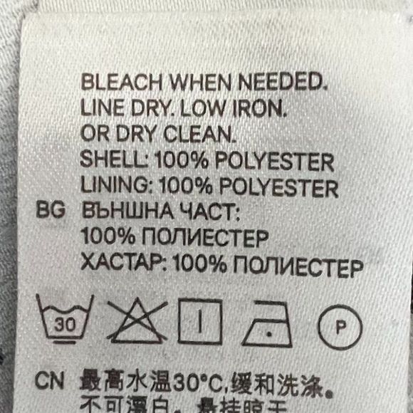 H&M Black and White V-Neck Dress Cummerbund Waist Size 12 - Picture 9 of 9